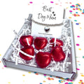 Dog Mum Gift Box – Silver Heart Bracelet & Chocolates