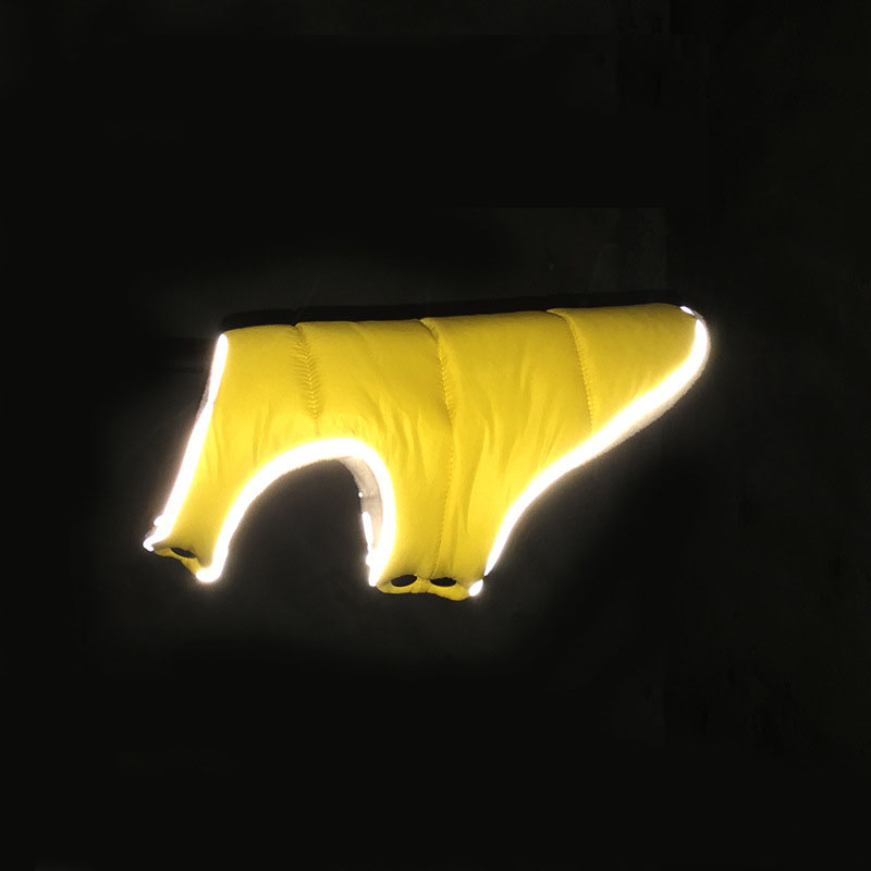 Warm Padded Reflective Dog Winter Coat
