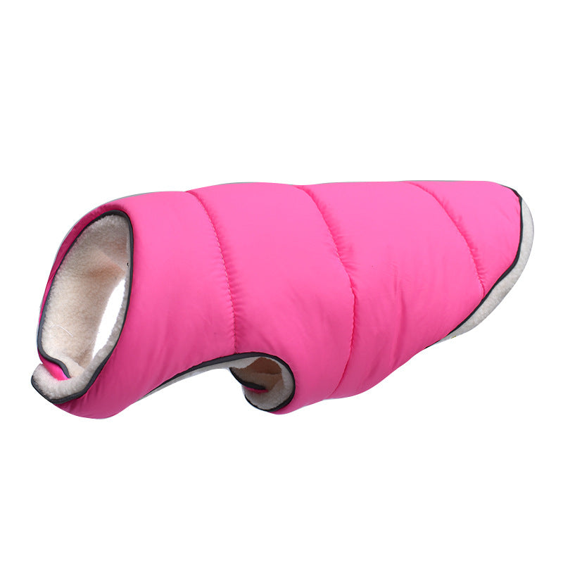 Warm Padded Reflective Dog Winter Coat