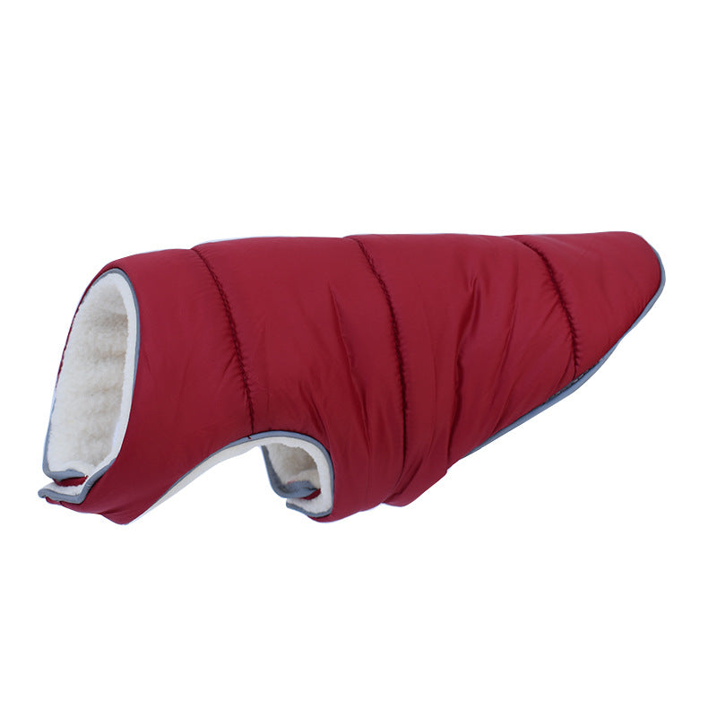 Warm Padded Reflective Dog Winter Coat