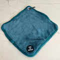 Clip-On Mini Dog Towel – Teal & Brown