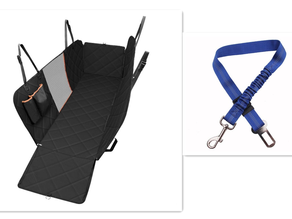 Waterproof Dog Car Hammock with Mesh Window