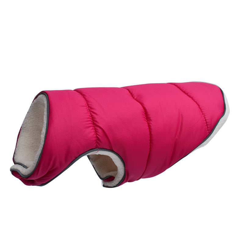 Warm Padded Reflective Dog Winter Coat