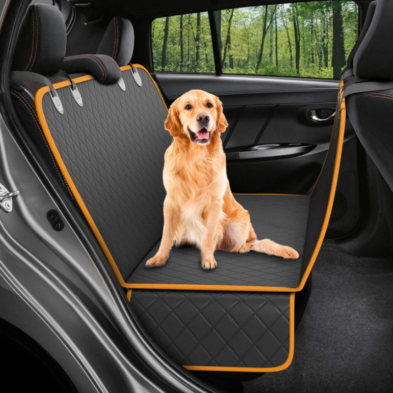 Waterproof Dog Car Hammock with Mesh Window