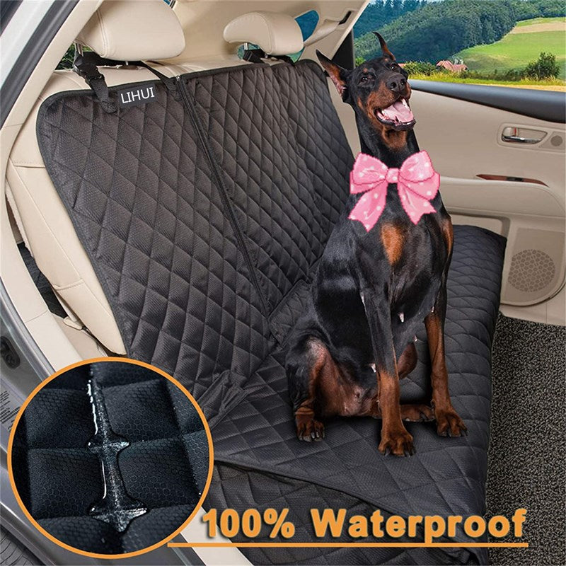 Premium Quilted Dog Car Seat Cover