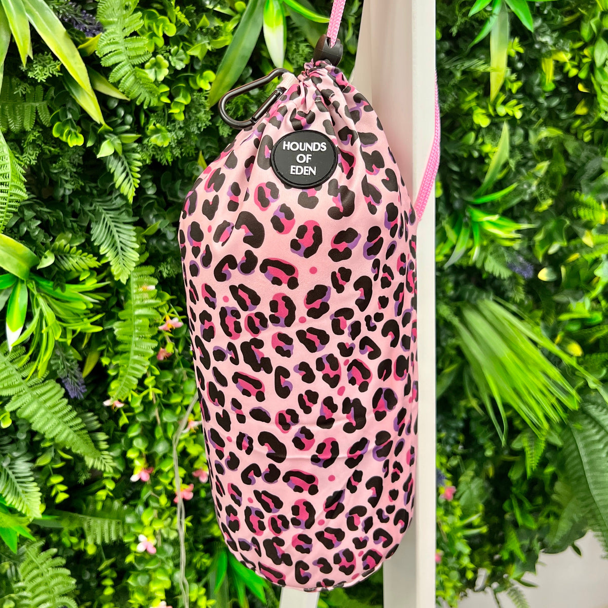 Blushing Leopard Dog Towel & Carry Bag