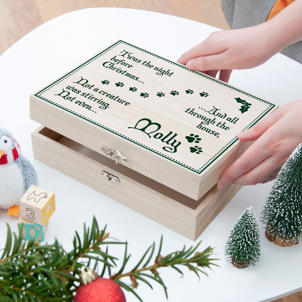 Personalised Dog Christmas Eve Box