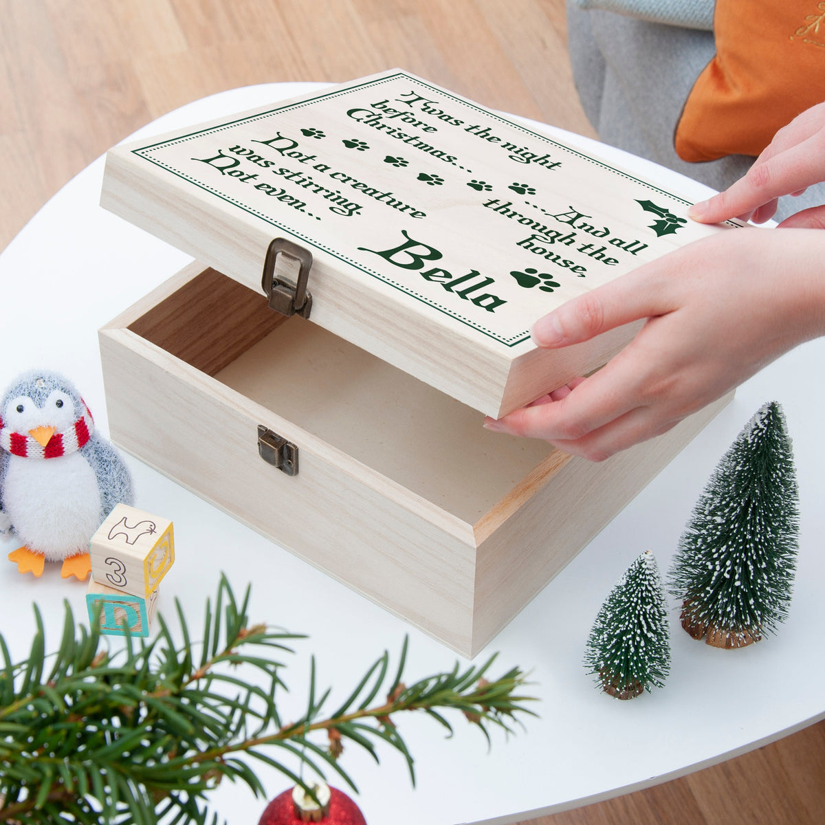 Personalised Dog Christmas Eve Box