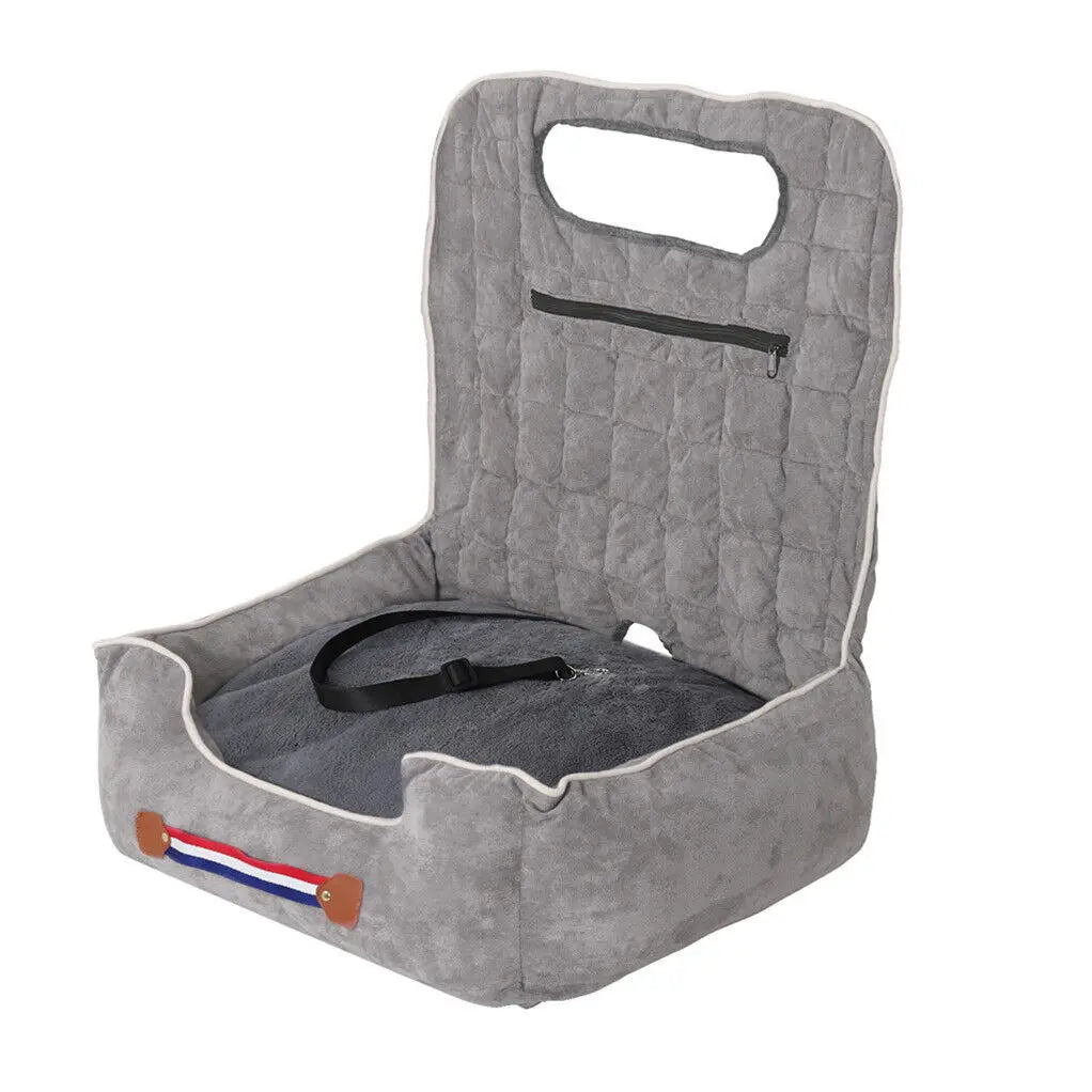 Luxury Padded Dog Car Booster Seat