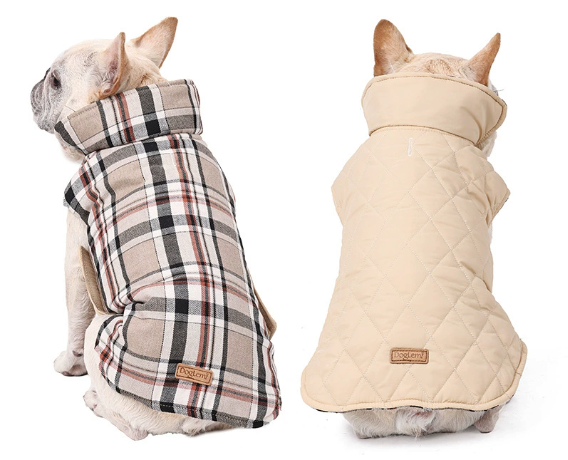 Reversible Waterproof Padded Dog Winter Coat