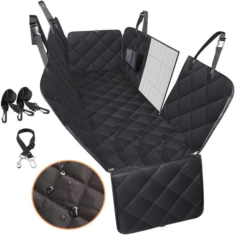 Waterproof Dog Car Hammock with Mesh Window
