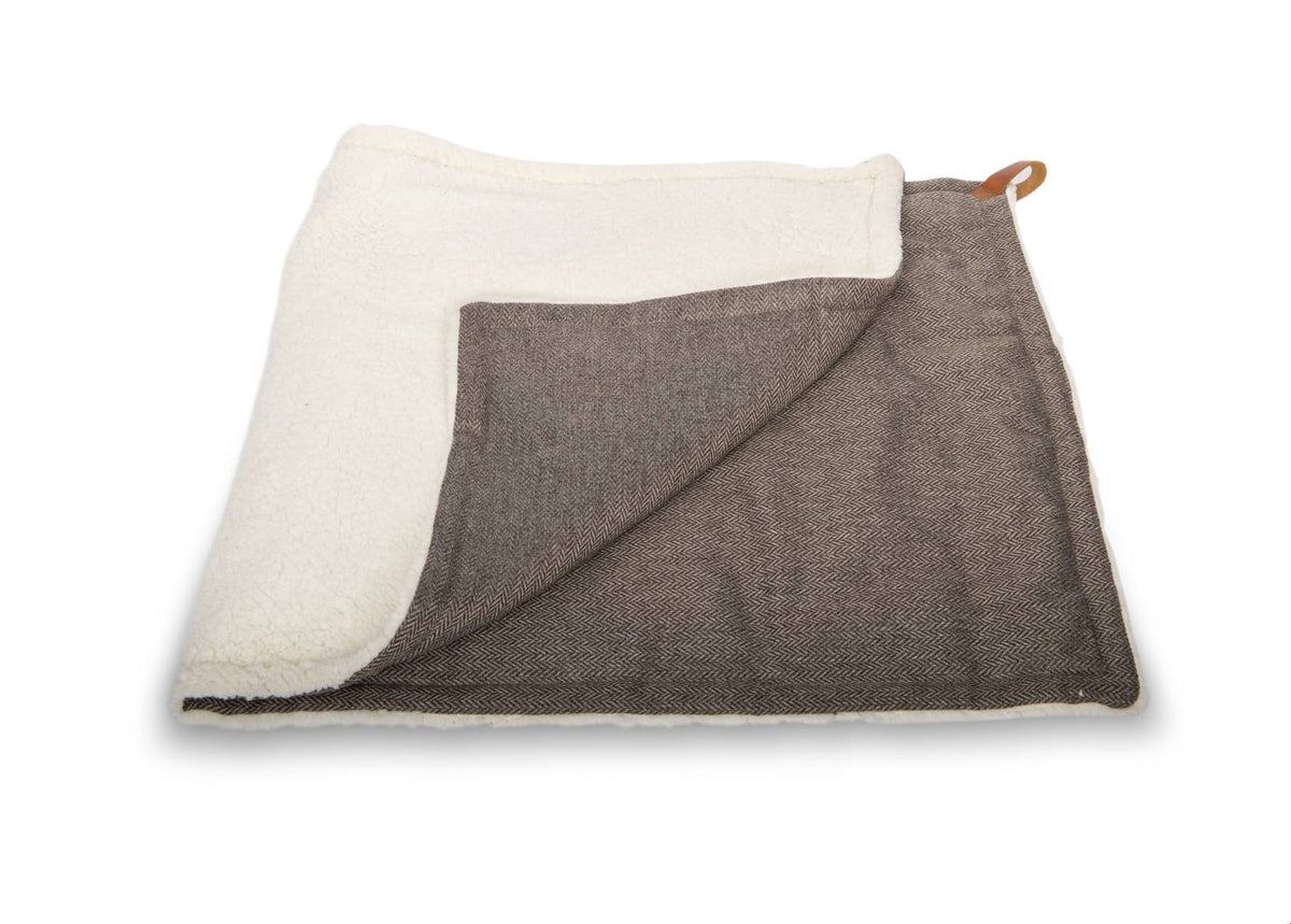 The Lincoln Luxury Reversible Dog Blanket