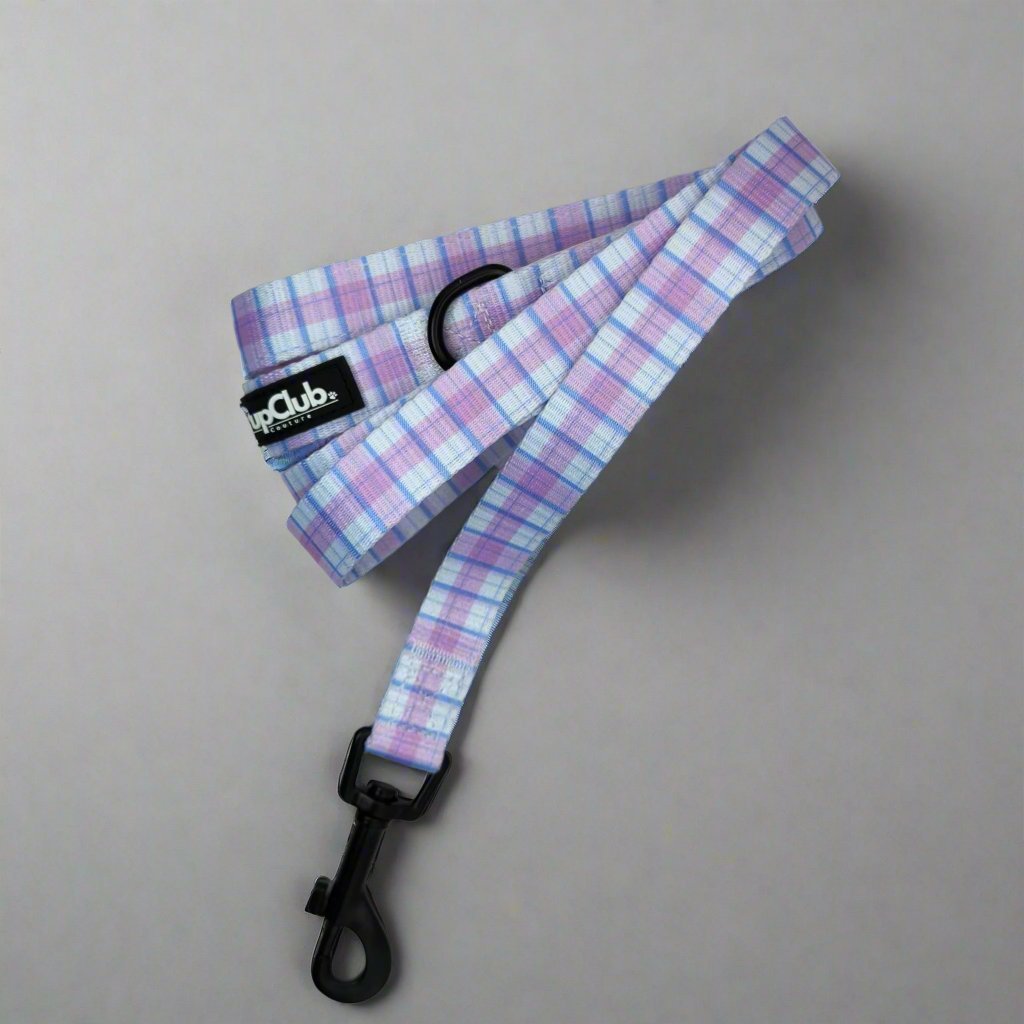 Pink Tartan Dog Lead – 5ft