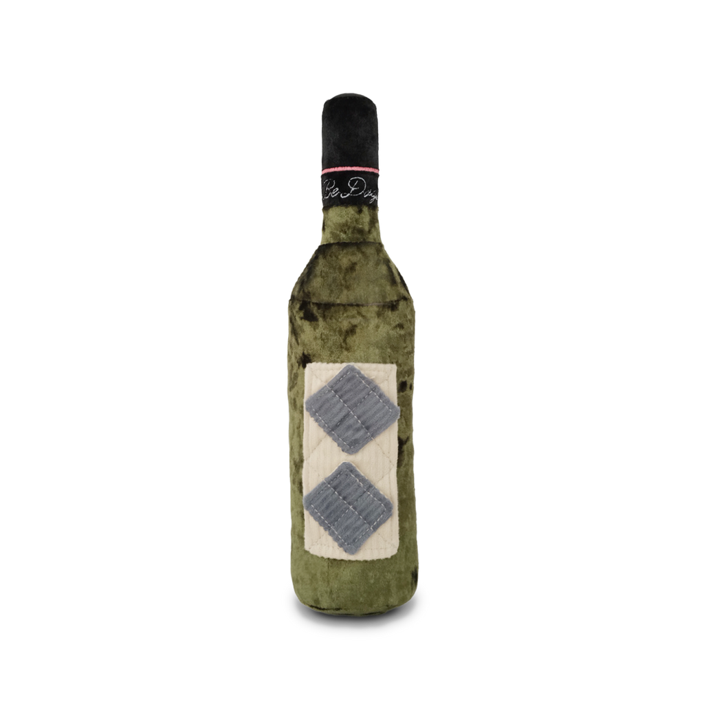 Merlot Wine Bottle Dog Toy