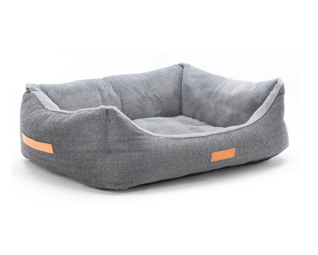 The Balmoral Luxury Herringbone Dog Bed