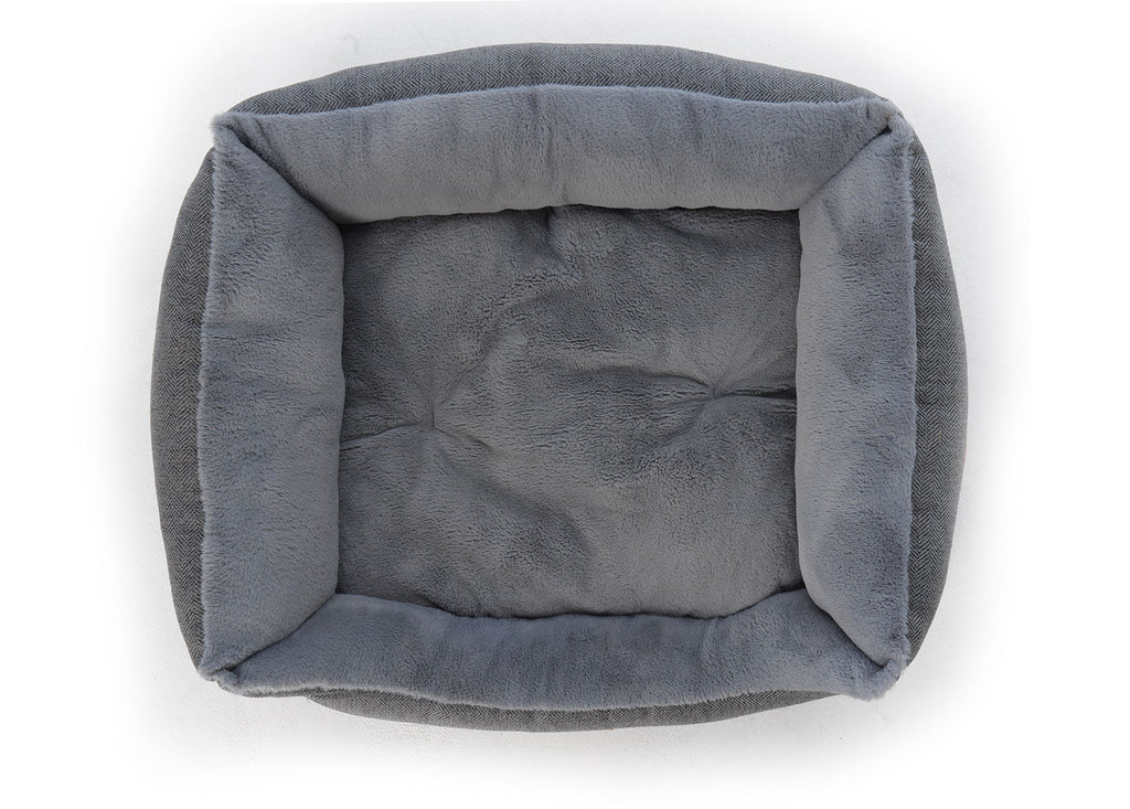 The Balmoral Luxury Herringbone Dog Bed